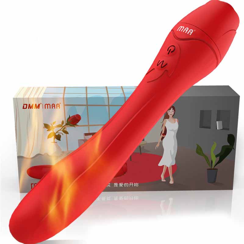 Creative Red Rose Heating Massage Stick Toy