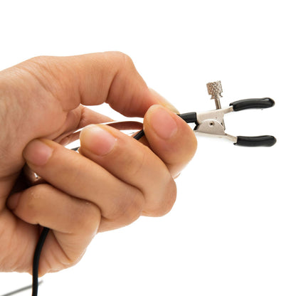 Close-up of clamp adjustment mechanism