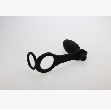 Vibrating Plug & Ring in Black