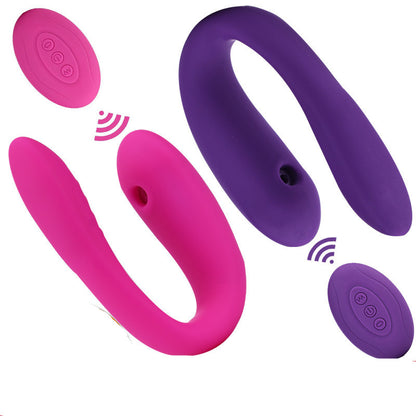 Suction Vibrator, Rose Red, Purple & Pink