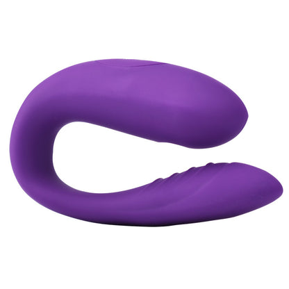 Side view of purple U-shaped vibrator