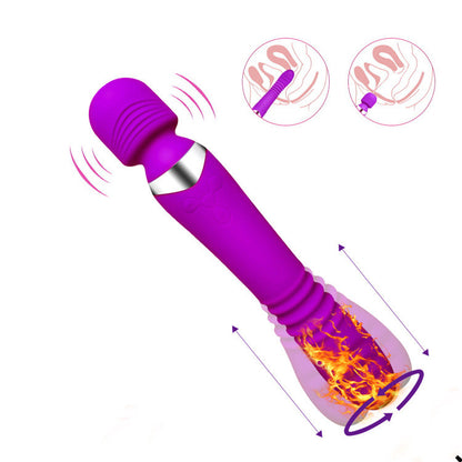 Heated Thrusting Vibrator with 7 Modes