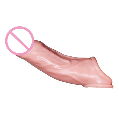 Flesh-tone sleeve with raised surface detail