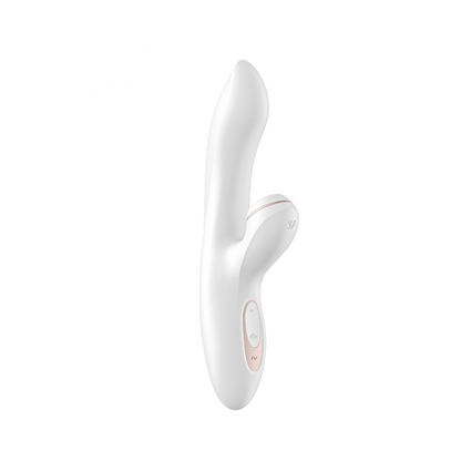 Side profile of white curved vibrator