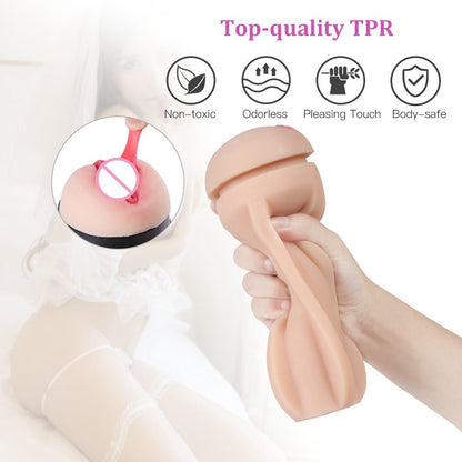 Removable sleeve flexed by hand