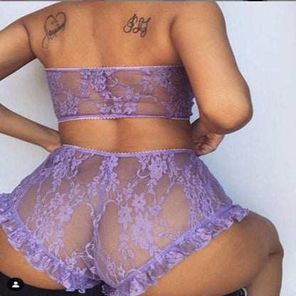 Women's Lingerie, Purple, Blue, Black & Orange