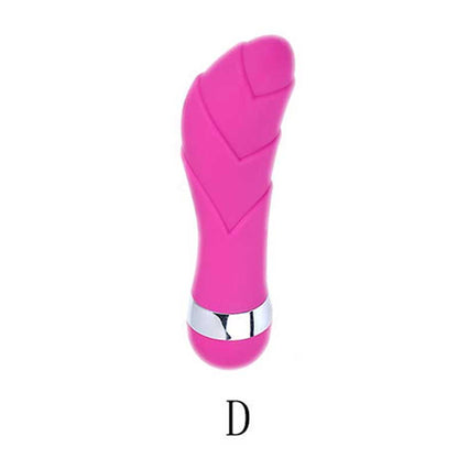 Style D angled pink mini vibrator