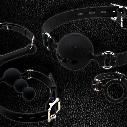 Silicone Ball Gag & Accessory Options
