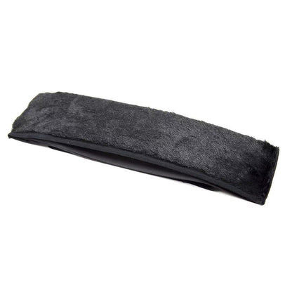 Black fabric-covered padded band