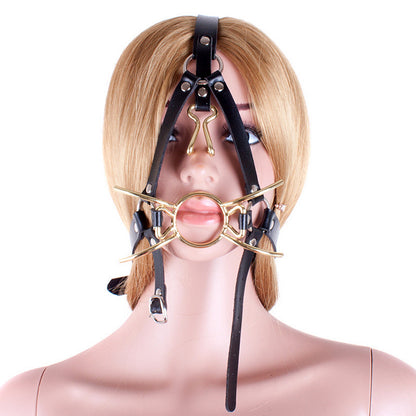Head harness front view on mannequin