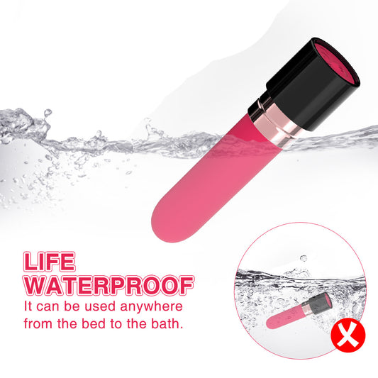 Women's Lipstick 10-frequency Vibrating Spear Usb Charging