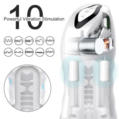 Masturbator cup internal mechanism and vibration diagram