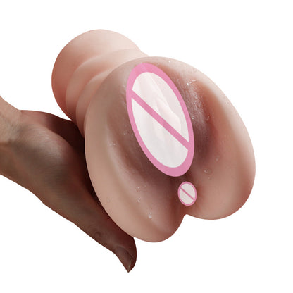 Dual-Opening Manual Masturbator Cup