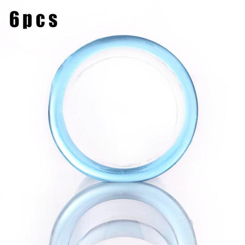 Men Gel Soft Thong C-Strap Ring Enhancer Prolong Sex Circle Underwear Sexy Male Transparent Soft High Elastic Underwear