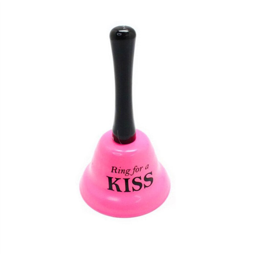 Handheld Red Metal Sex Funny Ring Bell for Valentine Party Service Bar Cafe Bachelor Party Ringing Bell Desktop Decorations