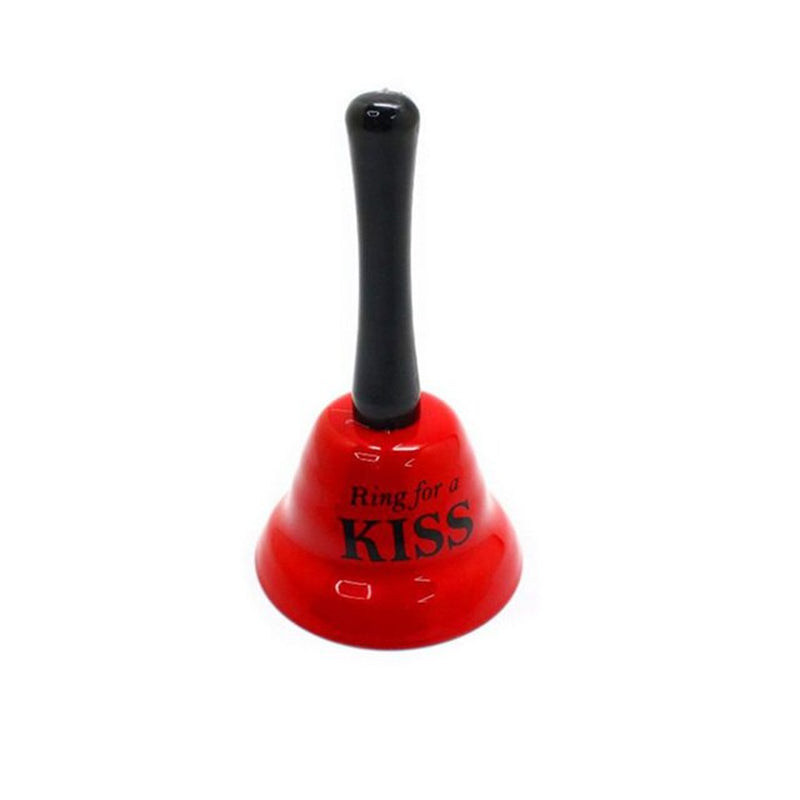 Handheld Red Metal Sex Funny Ring Bell for Valentine Party Service Bar Cafe Bachelor Party Ringing Bell Desktop Decorations