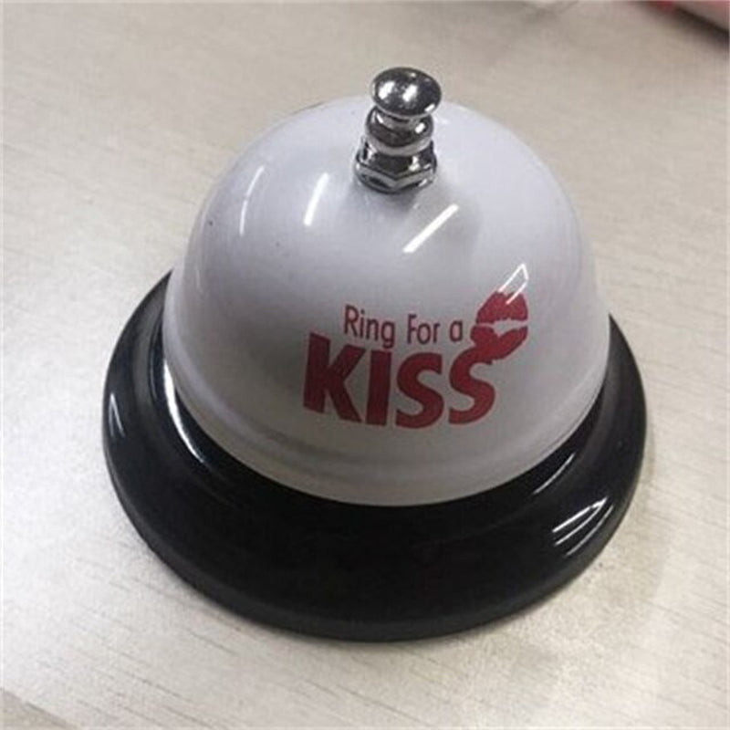 Handheld Red Metal Sex Funny Ring Bell for Valentine Party Service Bar Cafe Bachelor Party Ringing Bell Desktop Decorations