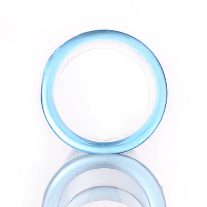 Men Gel Soft Thong C-Strap Ring Enhancer Prolong Sex Circle Underwear Sexy Male Transparent Soft High Elastic Underwear