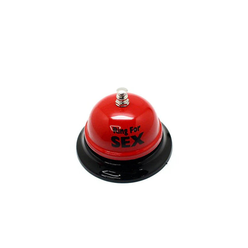 Handheld Red Metal Sex Funny Ring Bell for Valentine Party Service Bar Cafe Bachelor Party Ringing Bell Desktop Decorations